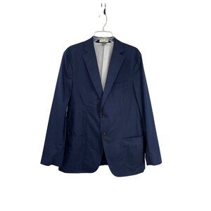 Crosby & Howard Reda Sport Coat Blazer Men’s XL Navy Blue New Italy Fabric